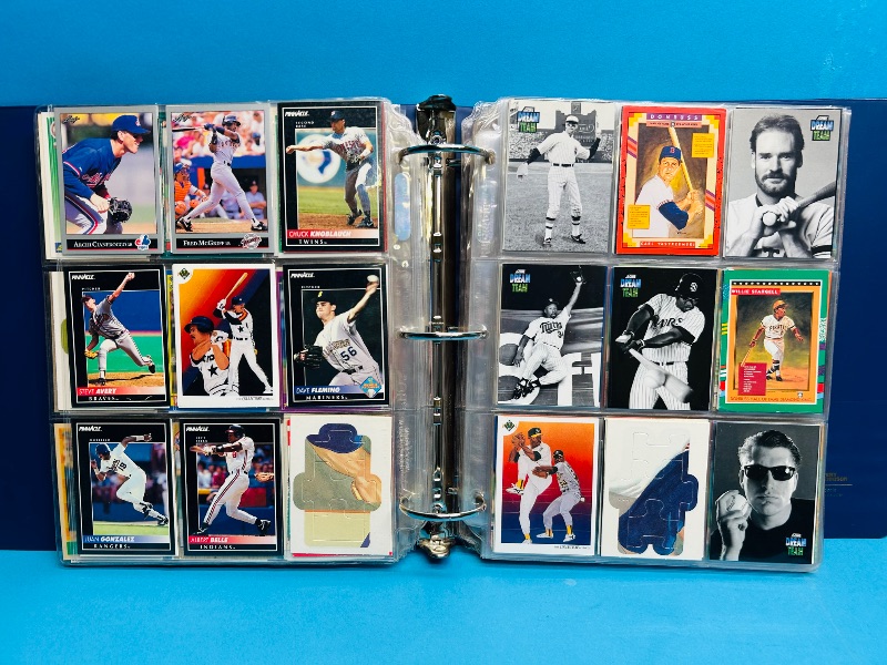 Photo 1 of 593379… final sale no returns/refunds-450 mixed baseball cards in binder 