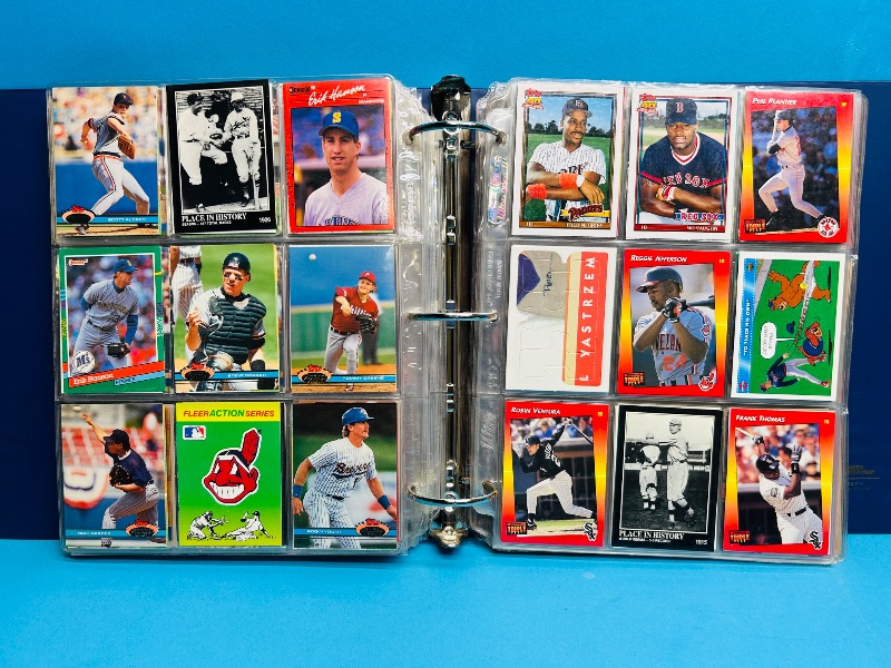 Photo 1 of 593379… final sale no returns/refunds-450 mixed baseball cards in binder 