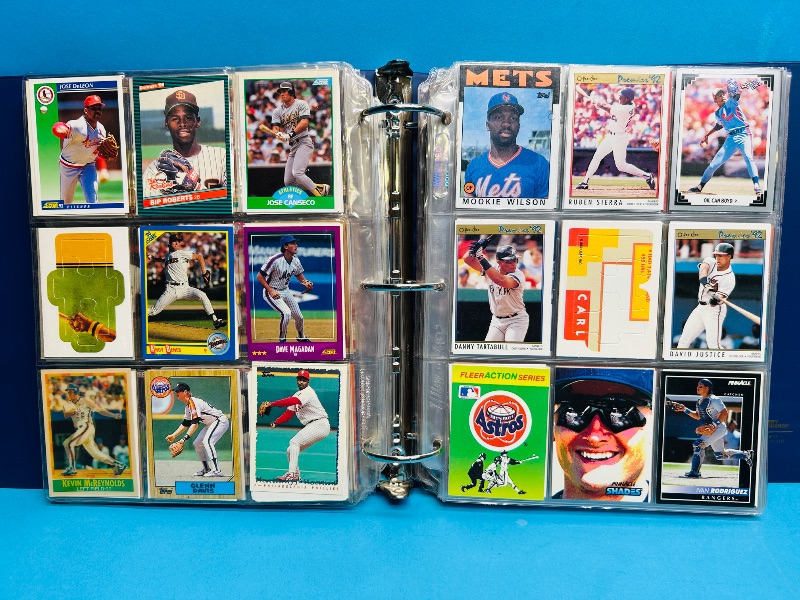 Photo 1 of 593379… final sale no returns/refunds-450 mixed baseball cards in binder 
