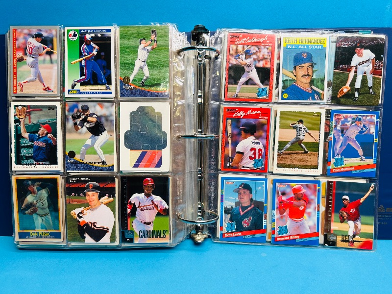 Photo 1 of 593379… final sale no returns/refunds-450 mixed baseball cards in binder 