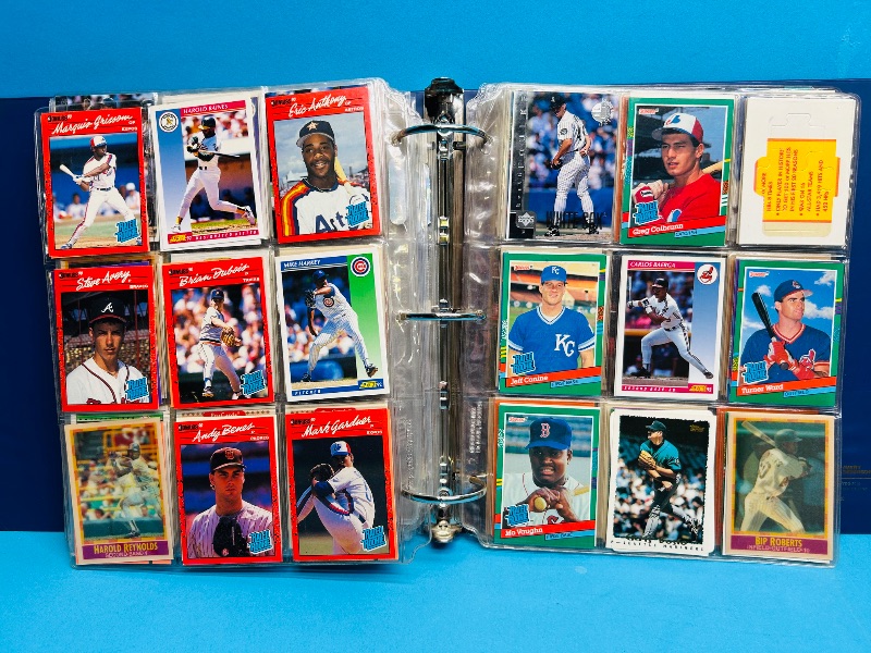 Photo 1 of 593379… final sale no returns/refunds-450 mixed baseball cards in binder 