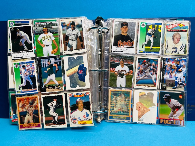 Photo 1 of 593379… final sale no returns/refunds-450 mixed baseball cards in binder 