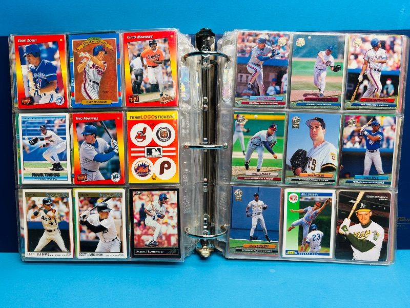 Photo 1 of 593379… final sale no returns/refunds-450 mixed baseball cards in binder 