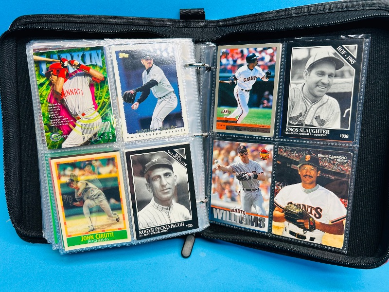 Photo 1 of 593380… final sale no returns/refunds-192 mixed baseball cards in binder 