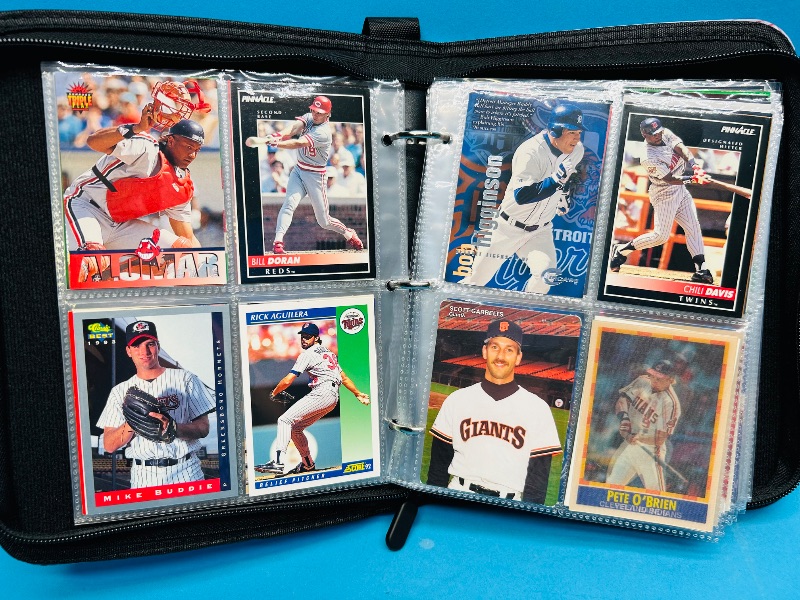 Photo 1 of 593380… final sale no returns/refunds-192 mixed baseball cards in binder 