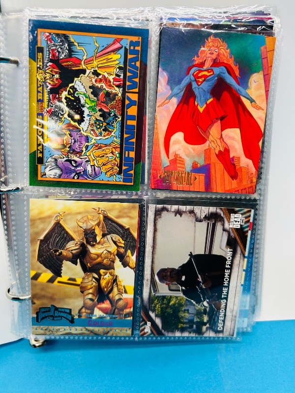 Photo 1 of 593381… final sale no returns/refunds-160 mixed character /trading cards in binder 