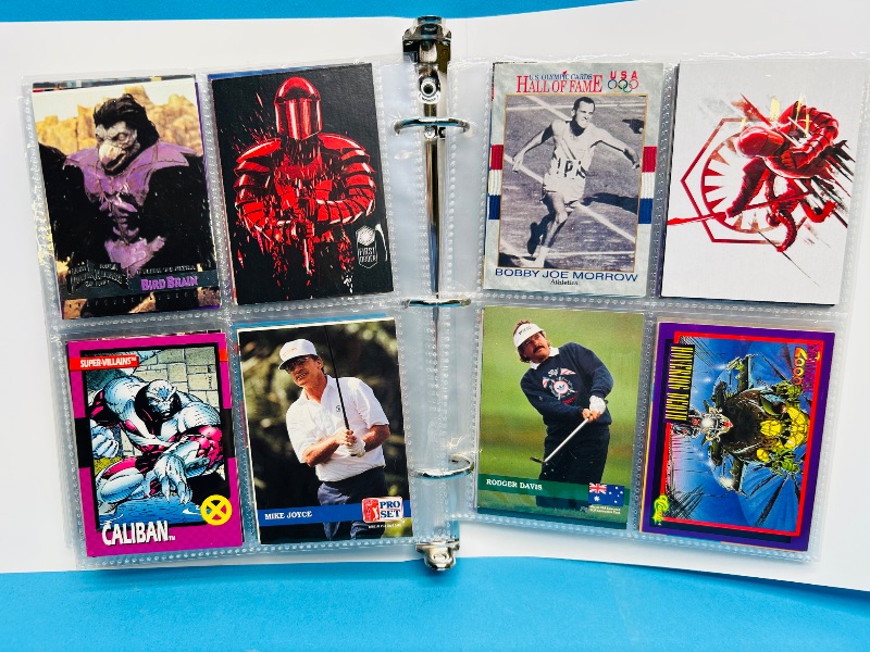 Photo 1 of 593381… final sale no returns/refunds-160 mixed character /trading cards in binder 