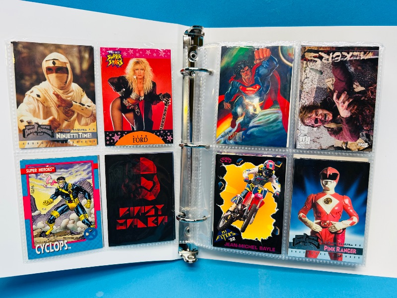 Photo 1 of 593381… final sale no returns/refunds-160 mixed character /trading cards in binder
