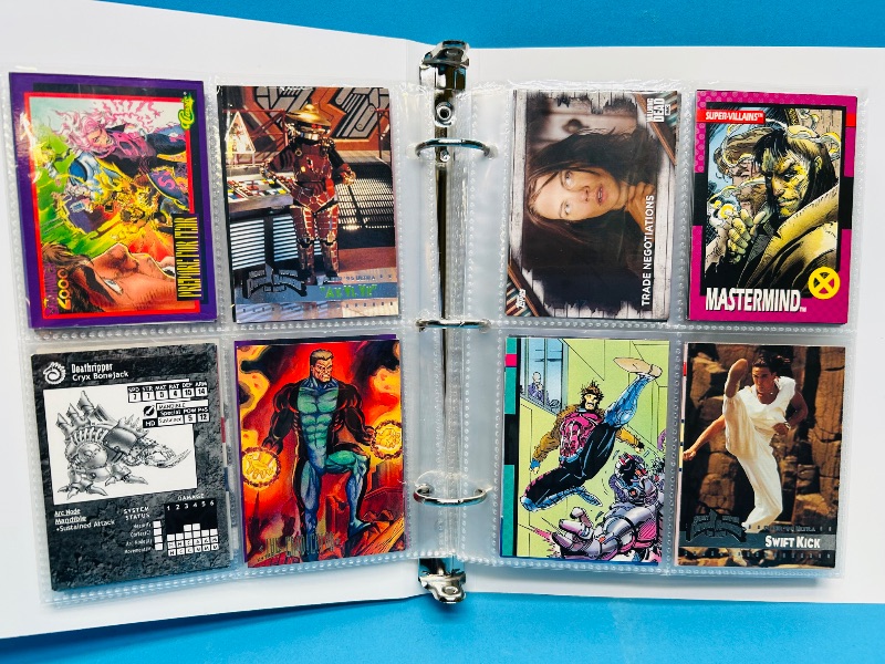 Photo 1 of 593381… final sale no returns/refunds-160 mixed character /trading cards in binder 
