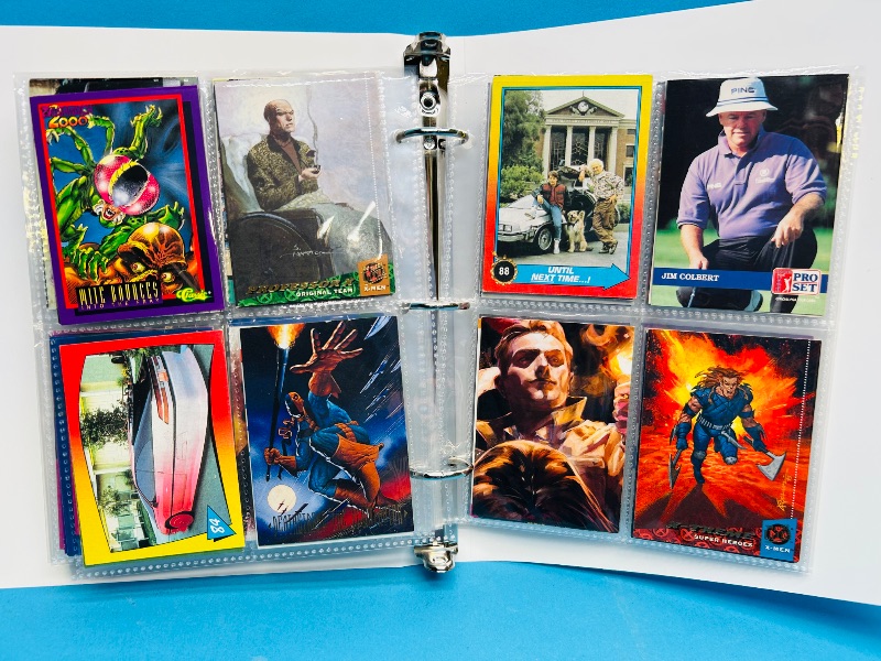 Photo 1 of 593381… final sale no returns/refunds-160 mixed character /trading cards in binder 