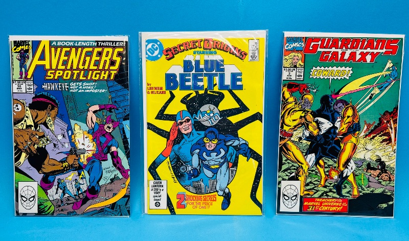 Photo 1 of 593384…3  vintage comics in plastic sleeves 