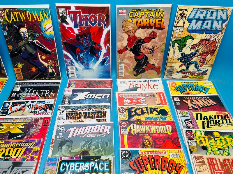 Photo 1 of 593390… final sale no returns/refunds-30 comics in plastic sleeves 