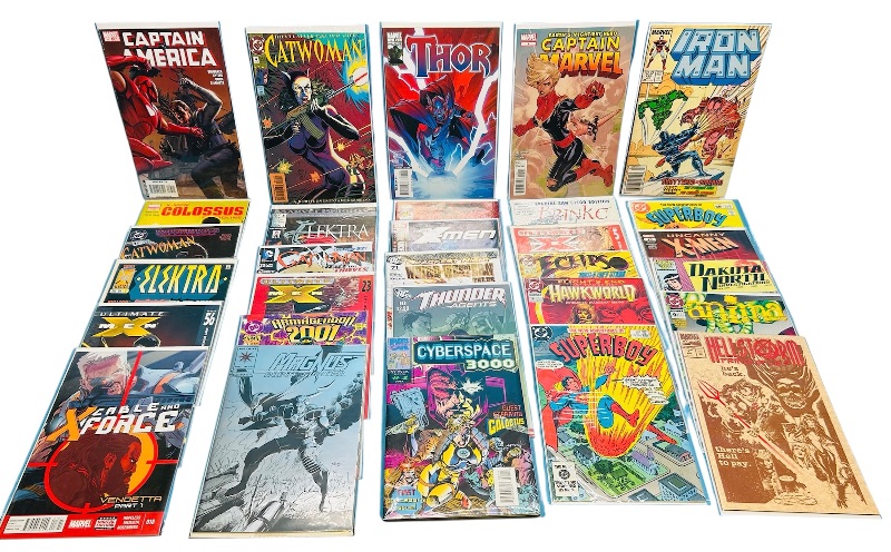 Photo 1 of 593390… final sale no returns/refunds-30 comics in plastic sleeves 