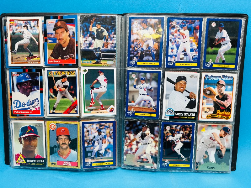 Photo 1 of 593392… final sale no returns/refunds-180 mixed baseball cards in binder