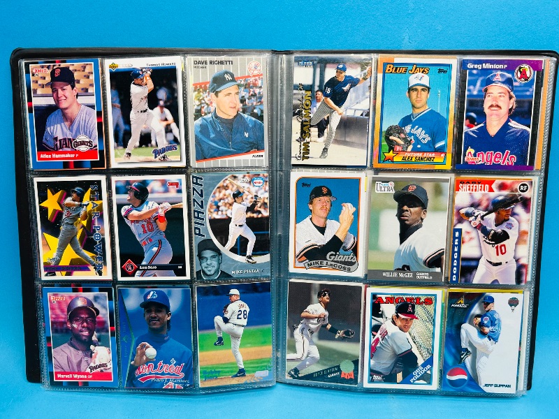 Photo 1 of 593392… final sale no returns/refunds-180 mixed baseball cards in binder