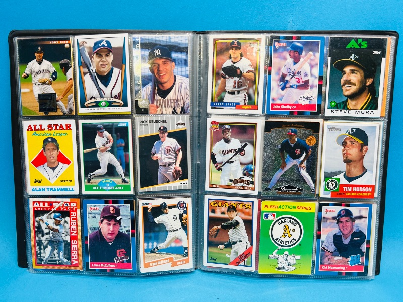 Photo 1 of 593392… final sale no returns/refunds-180 mixed baseball cards in binder