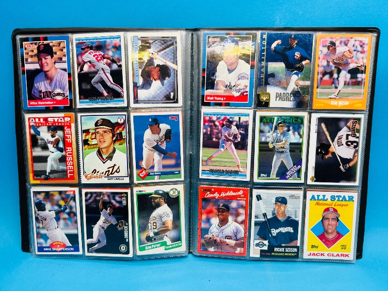 Photo 1 of 593392… final sale no returns/refunds-180 mixed baseball cards in binder