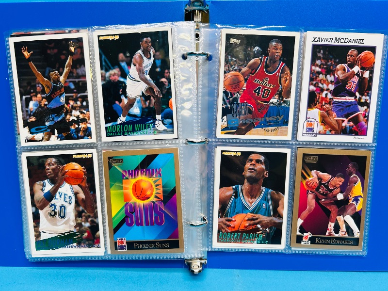 Photo 1 of 593393… final sale no returns/refunds-112 mixed basketball cards in binder