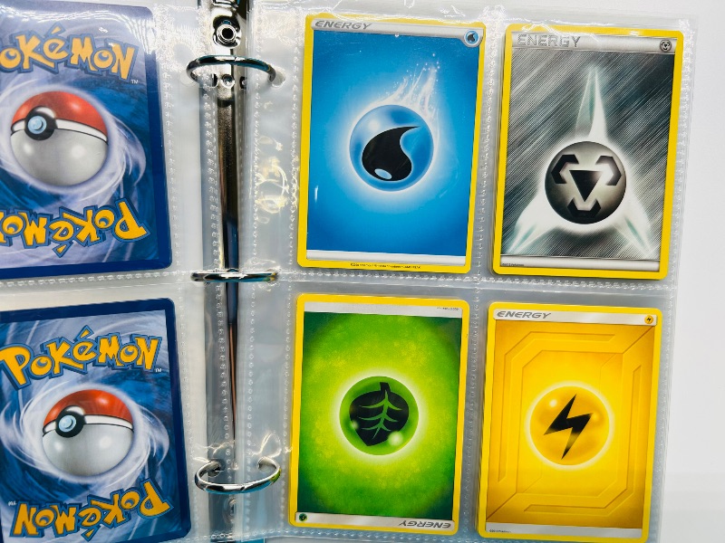 Photo 1 of 593394…  final sale no returns/refunds-60 mixed Pokemon Energy cards in binder