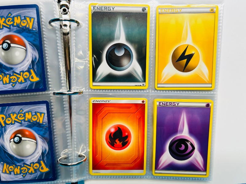 Photo 1 of 593394… final sale no returns/refunds-60 mixed Pokemon Energy cards in binder