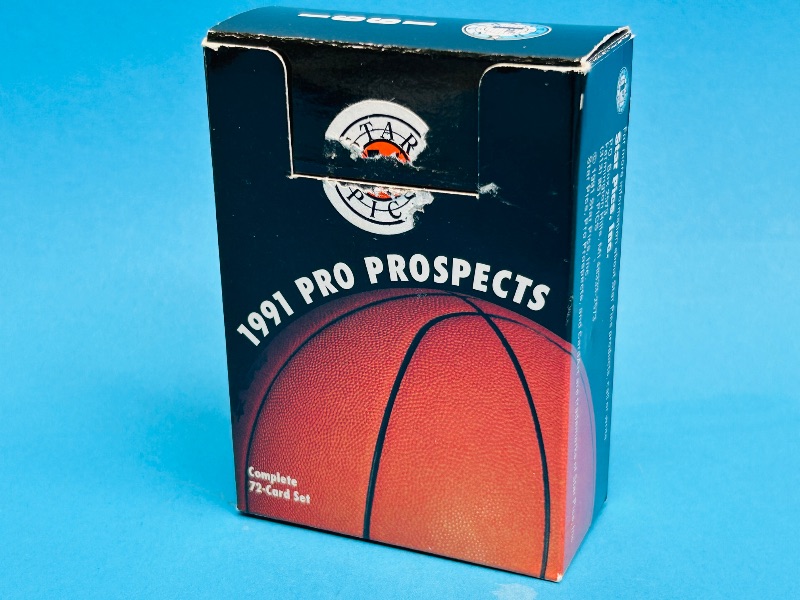 Photo 1 of 593396…1991 basketball pro prospects complete 72 card set