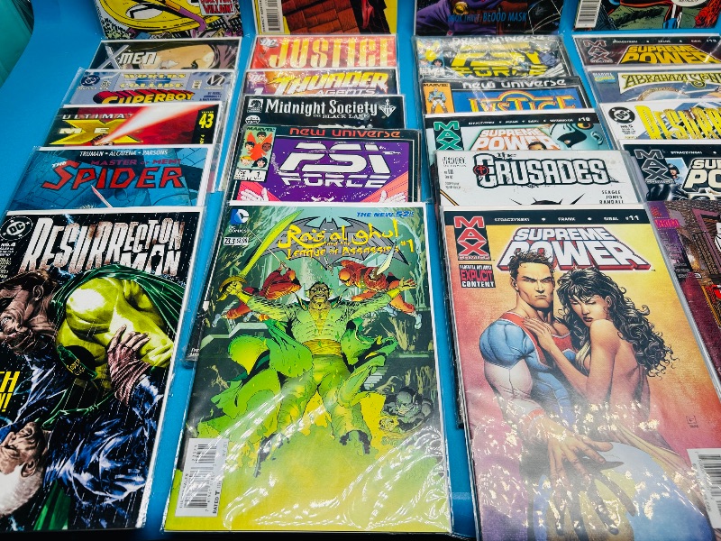 Photo 1 of 593416…final sale no returns/refunds- 30* comics in plastic sleeves 