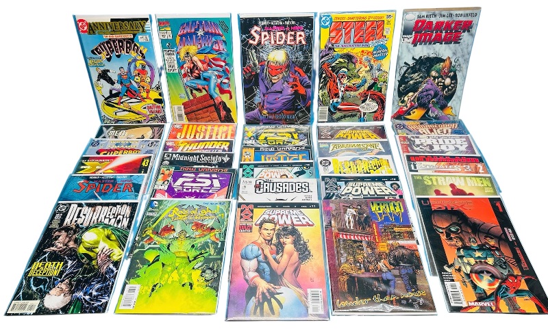 Photo 1 of 593416…final sale no returns/refunds- 30* comics in plastic sleeves