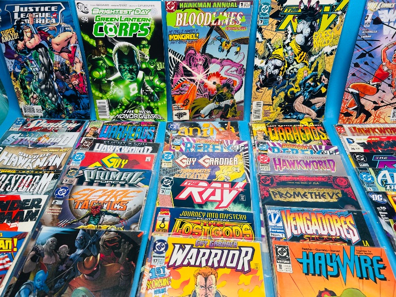 Photo 1 of 593417…final sale no returns/refunds-40+ comics in plastic sleeves 