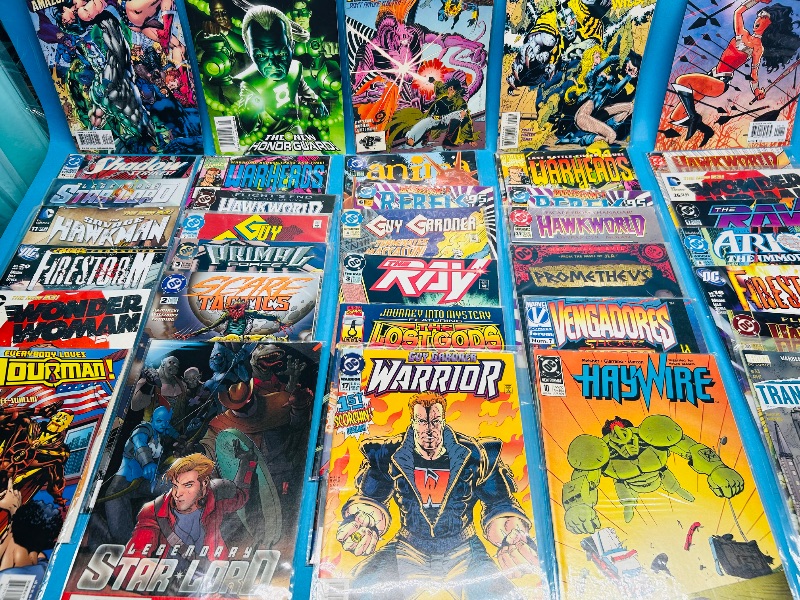 Photo 1 of 593417…final sale no returns/refunds-40+ comics in plastic sleeves 