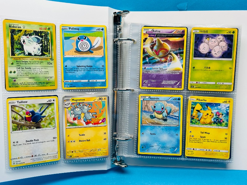 Photo 1 of 593418…final sale no returns/refunds-160 mixed Pokemon cards in binder