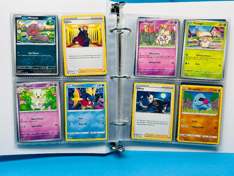 Photo 1 of 593418…final sale no returns/refunds-160 mixed Pokemon cards in binder
