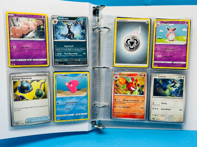 Photo 1 of 593418…final sale no returns/refunds-160 mixed Pokemon cards in binder