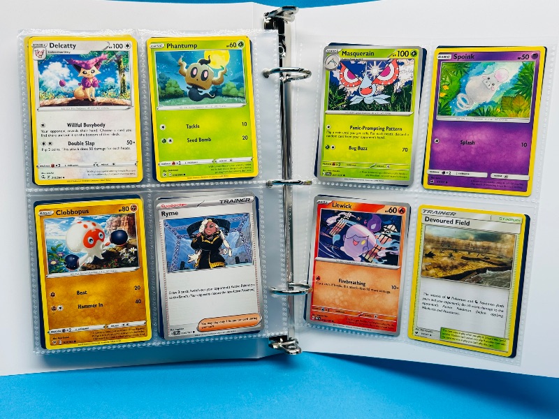 Photo 1 of 593418…final sale no returns/refunds-160 mixed Pokemon cards in binder