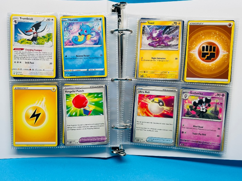 Photo 1 of 593418…final sale no returns/refunds-160 mixed Pokemon cards in binder