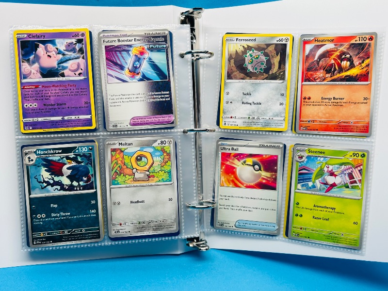 Photo 1 of 593418…final sale no returns/refunds-160 mixed Pokemon cards in binder