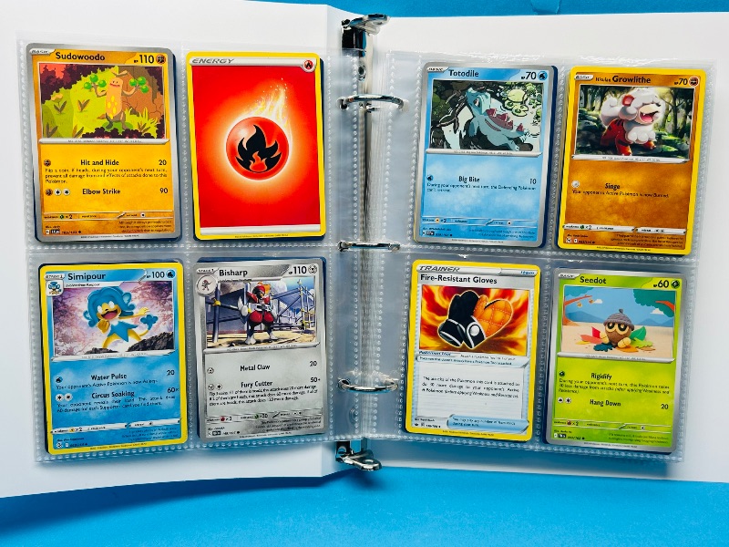 Photo 1 of 593418…final sale no returns/refunds-160 mixed Pokemon cards in binder