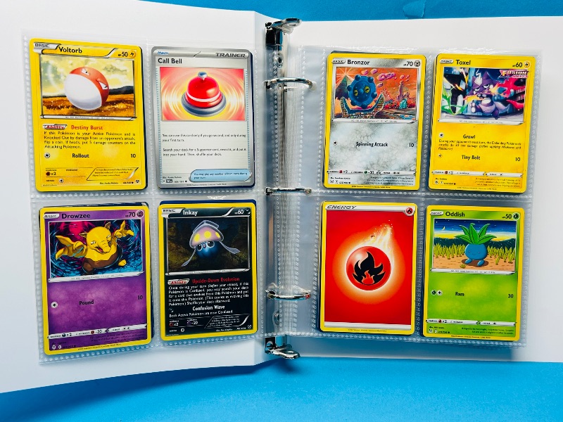 Photo 1 of 593418…final sale no returns/refunds-160 mixed Pokemon cards in binder