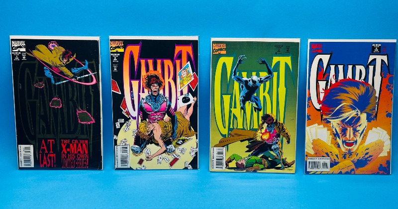 Photo 1 of 593421…Gambit collectors pack 1-4 comics in plastic sleeves 