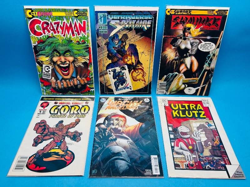 Photo 1 of 593425…6 #1 comics in plastic sleeves 