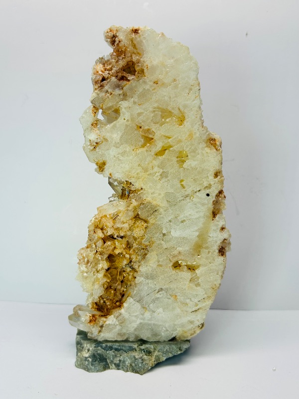 Photo 1 of 593450…8” crystal rock on stone stand 