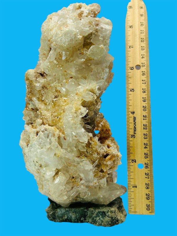 Photo 1 of 593450…8” crystal rock on stone stand 