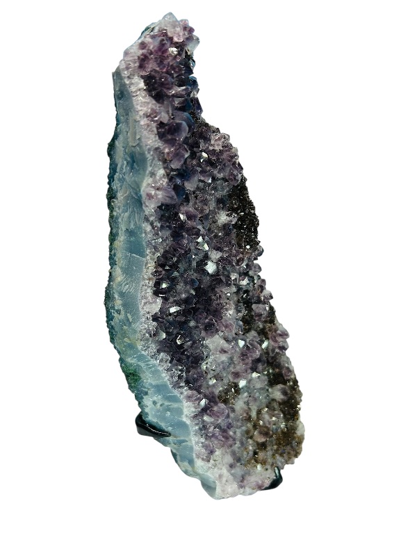 Photo 1 of 593458…huge 12” amethyst crystal rock on stand- height includes display stand 