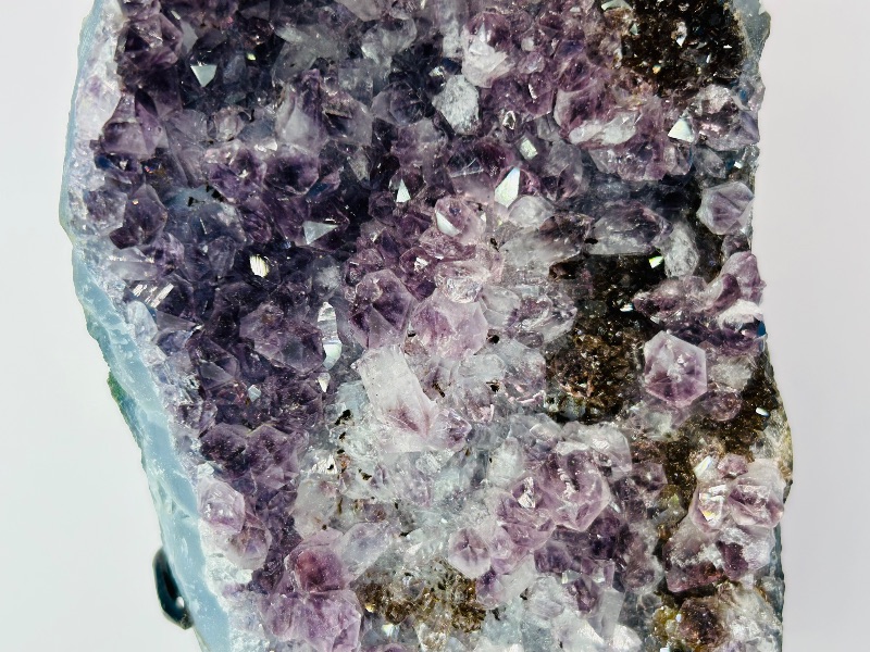 Photo 1 of 593458…huge 12” amethyst crystal rock on stand- height includes display stand 
