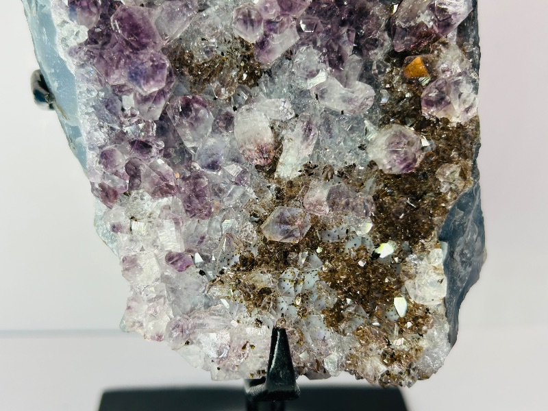 Photo 1 of 593458…huge 12” amethyst crystal rock on stand- height includes display stand 