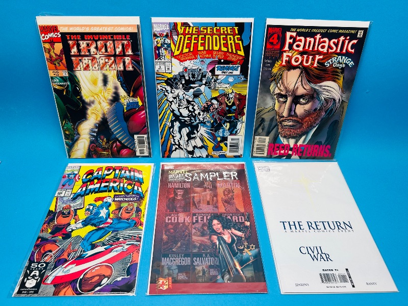 Photo 1 of 593478…6 comics in plastic sleeves 