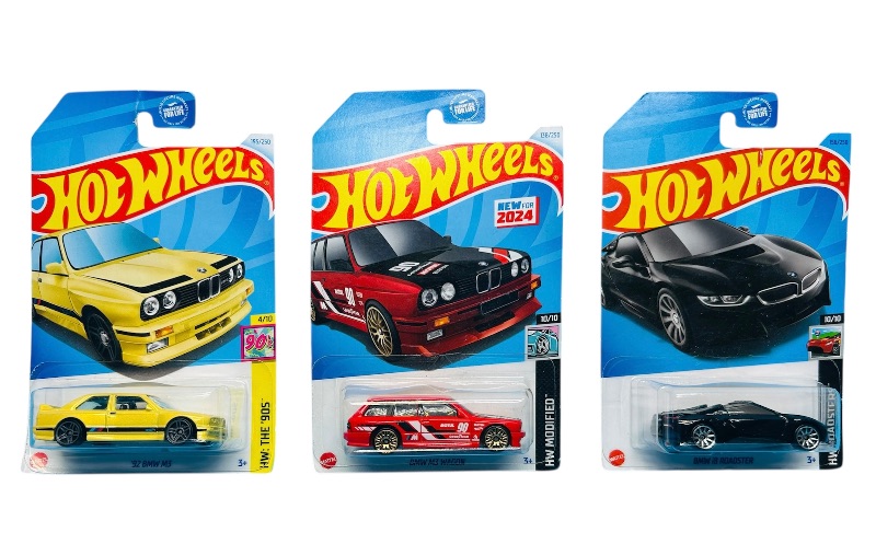 Photo 1 of 593503…3  hot wheels die cast BMW cars 