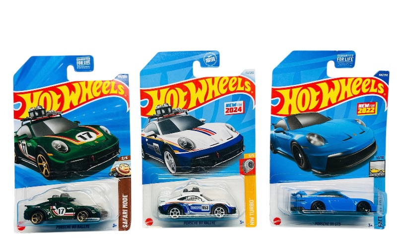 Photo 1 of 593515…3  hot wheels die cast Porsche 911 cars