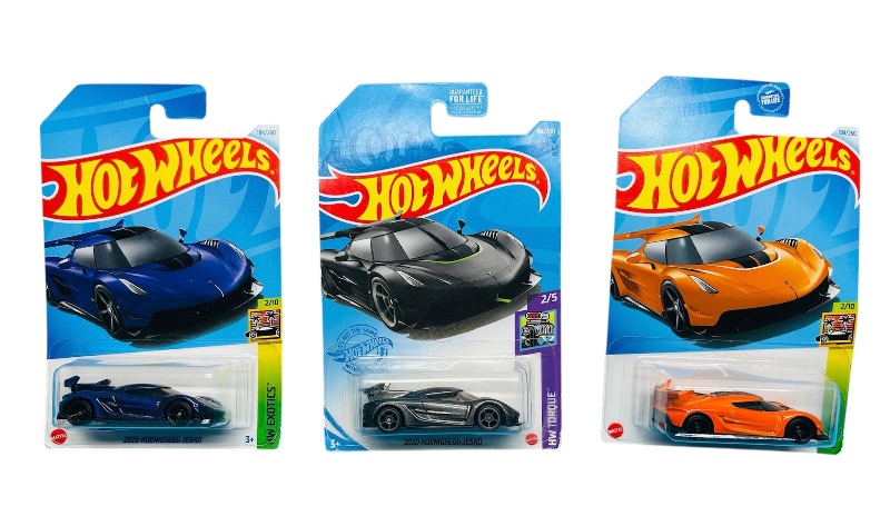 Photo 1 of 593516…3  hot wheels die cast Jesko cars 