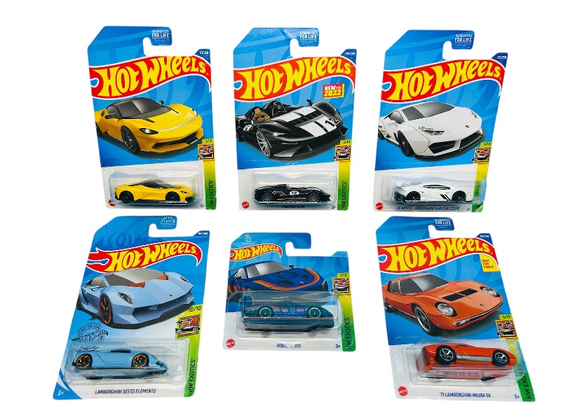 Photo 1 of 593519…6  hot wheels die cast exotic cars