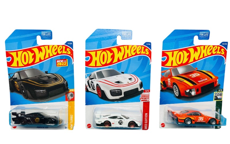 Photo 1 of 593520…3  hot wheels die cast Porsche 935 cars